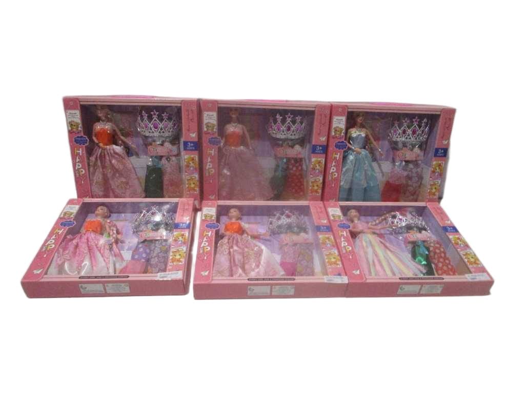 Doll Happy Girl Set Window Box 34*31*5