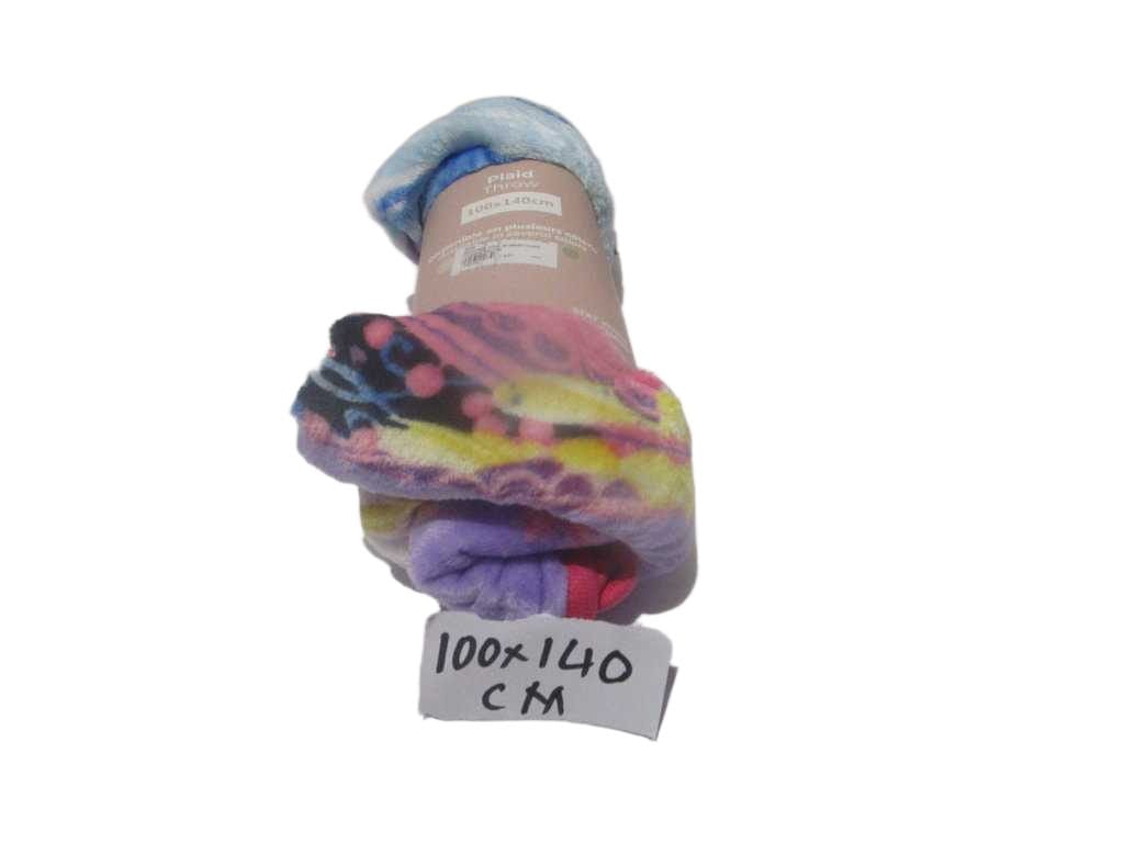 Baby Blanket, 100% Polyester, 380g Packing: Roll W Waist Card Frozen 100*140