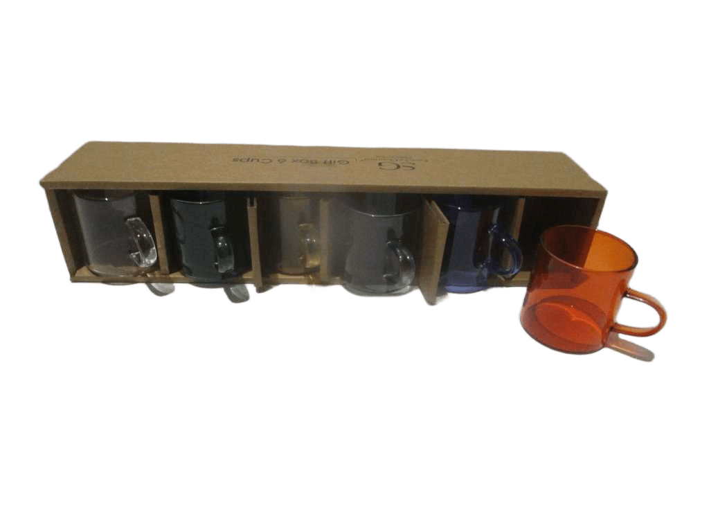 Espresso Cup Coff 6 Colored Mia10cl