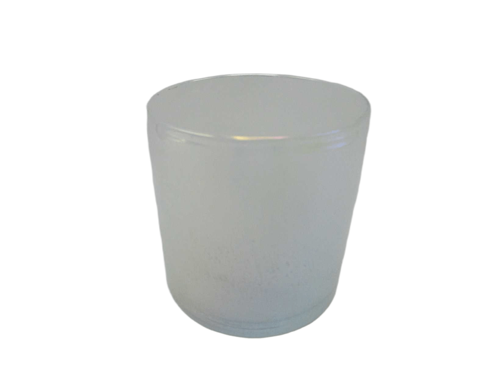 Candleholder Glass 12cm Whi
