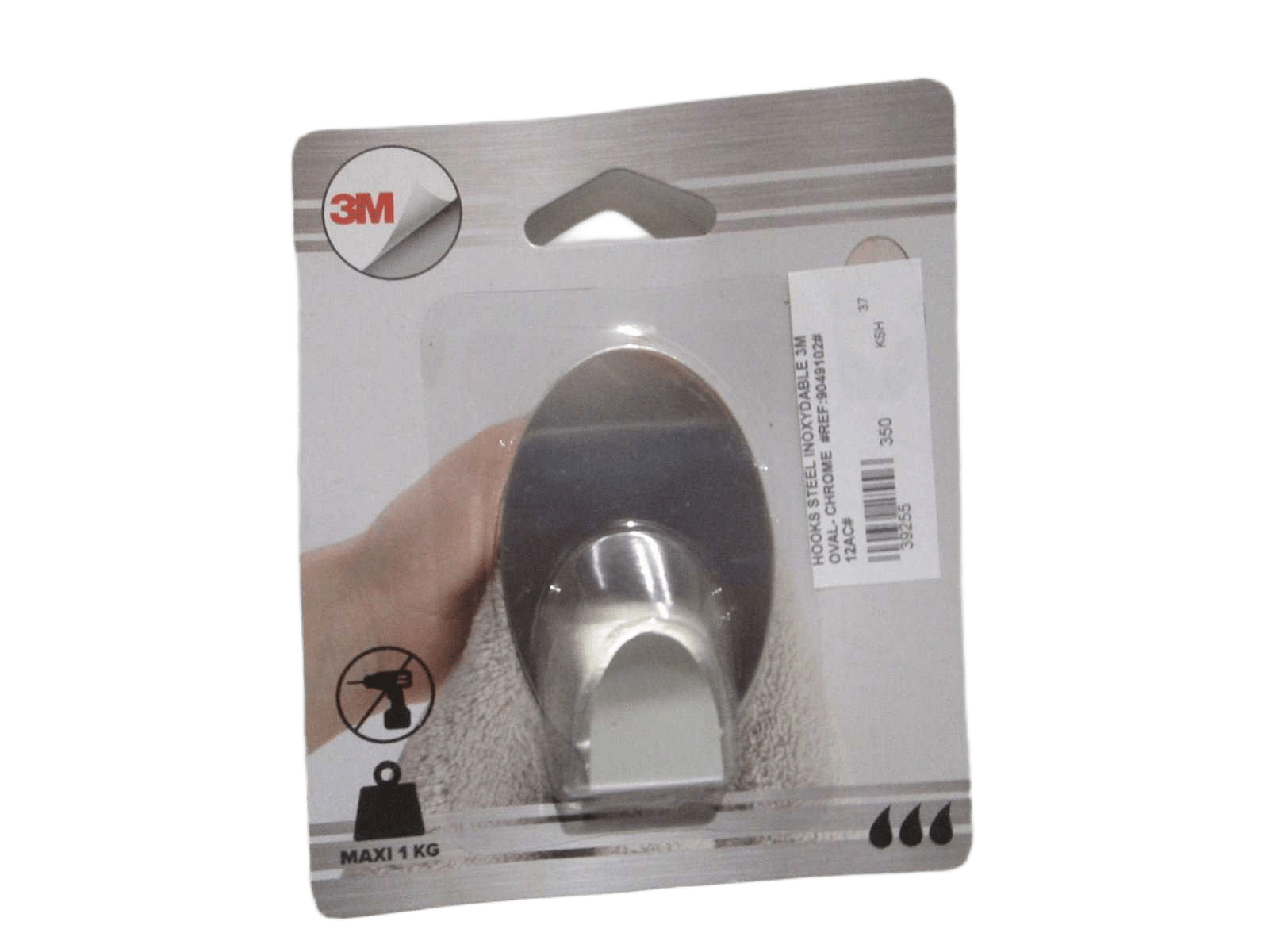 Hooks Steel Inoxydable 3m Oval- Chrome