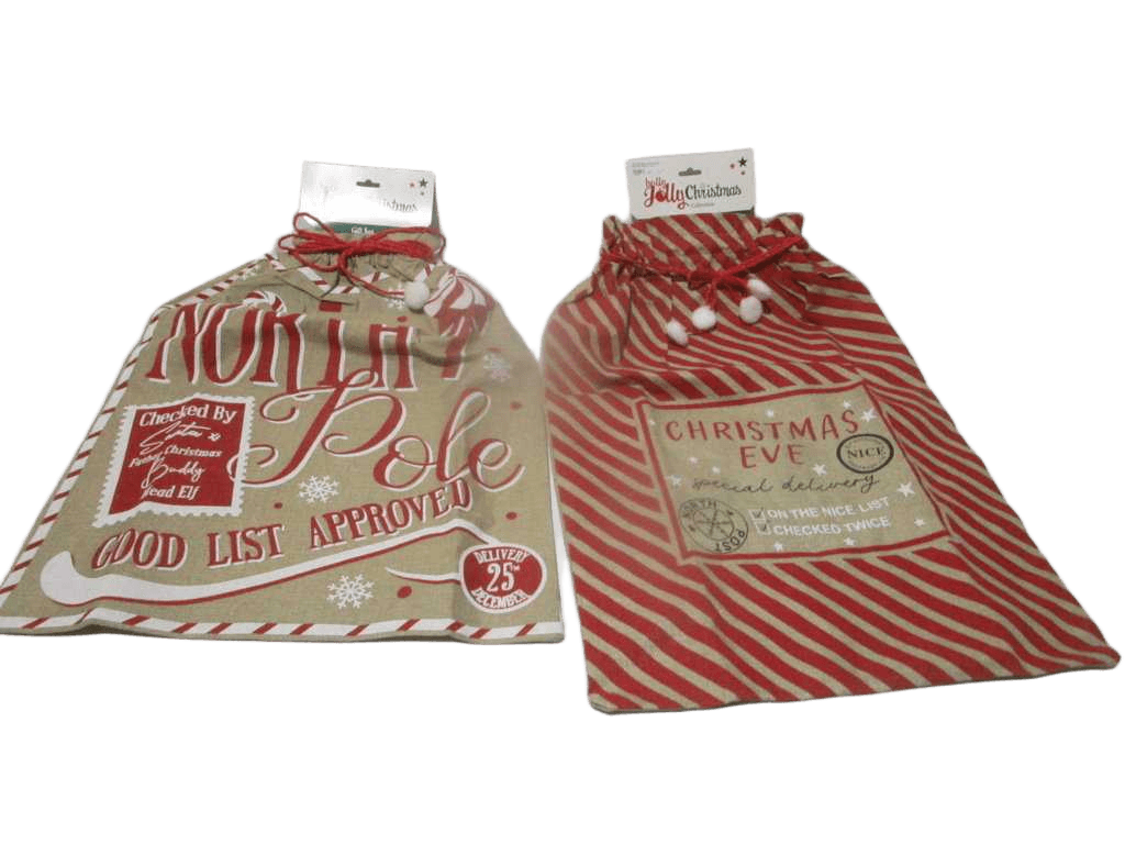 Gift Bag Xmas 50x70cm 2ass