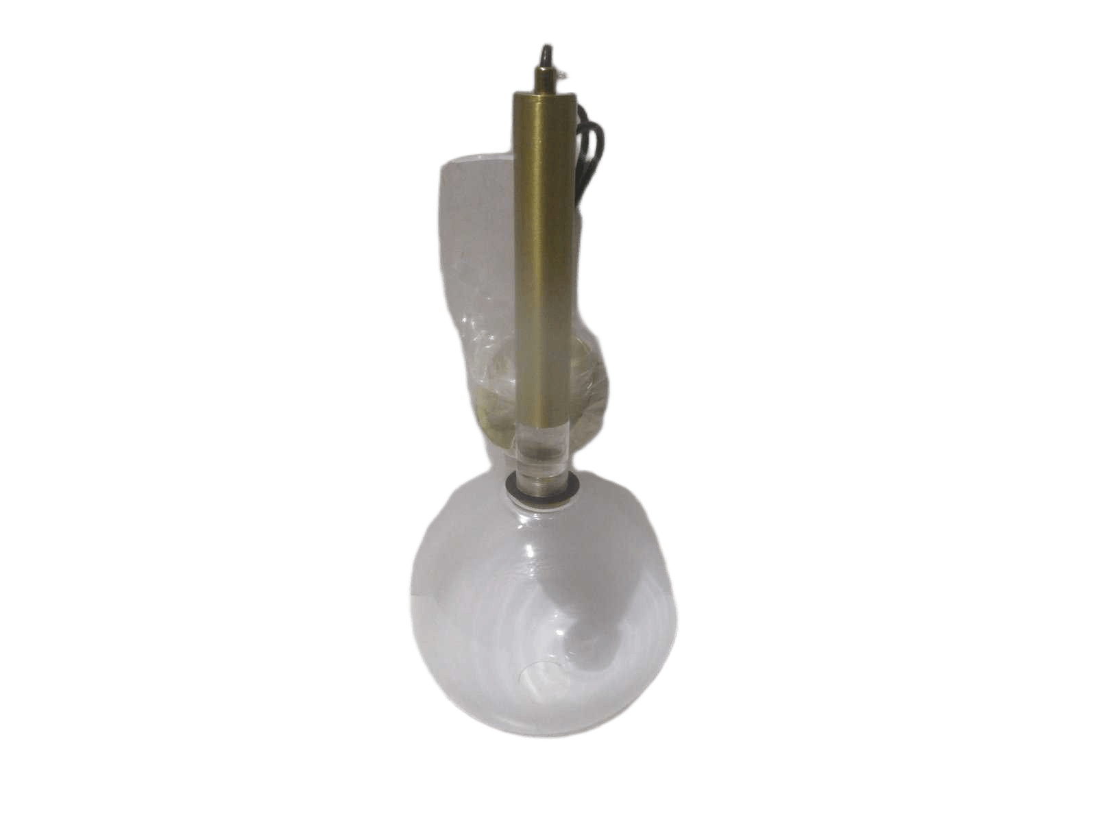 Ceiling Light With Led White Iron/Glass 20x20x25