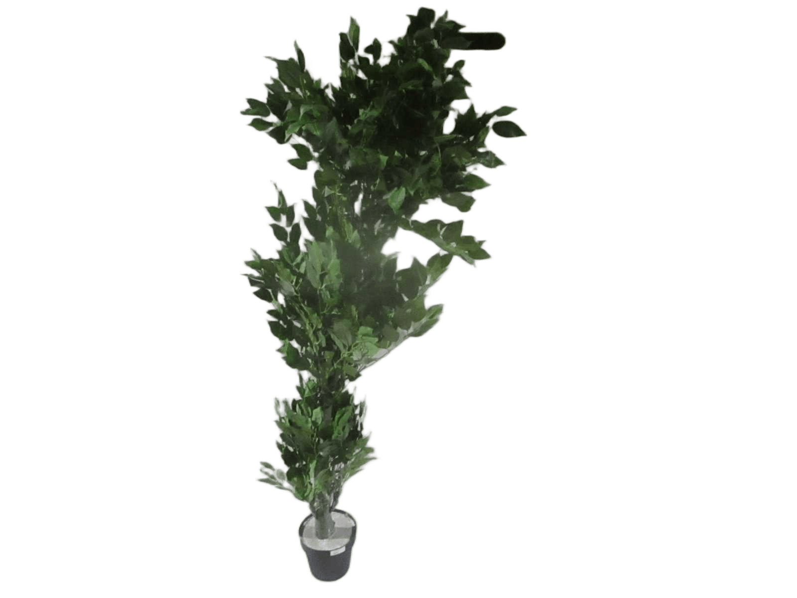 Artificial Plant 1.3m Three Layers Leaves With Flower Pot 36 Branches Fabric Leaves+plastic Branches+steelgreen