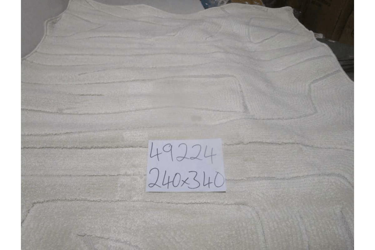 Carpet 240x340 Vanja Pp / Pes Shrink Pp Flat 1,450 Grm/Sqm 8mm Pile Height Cream