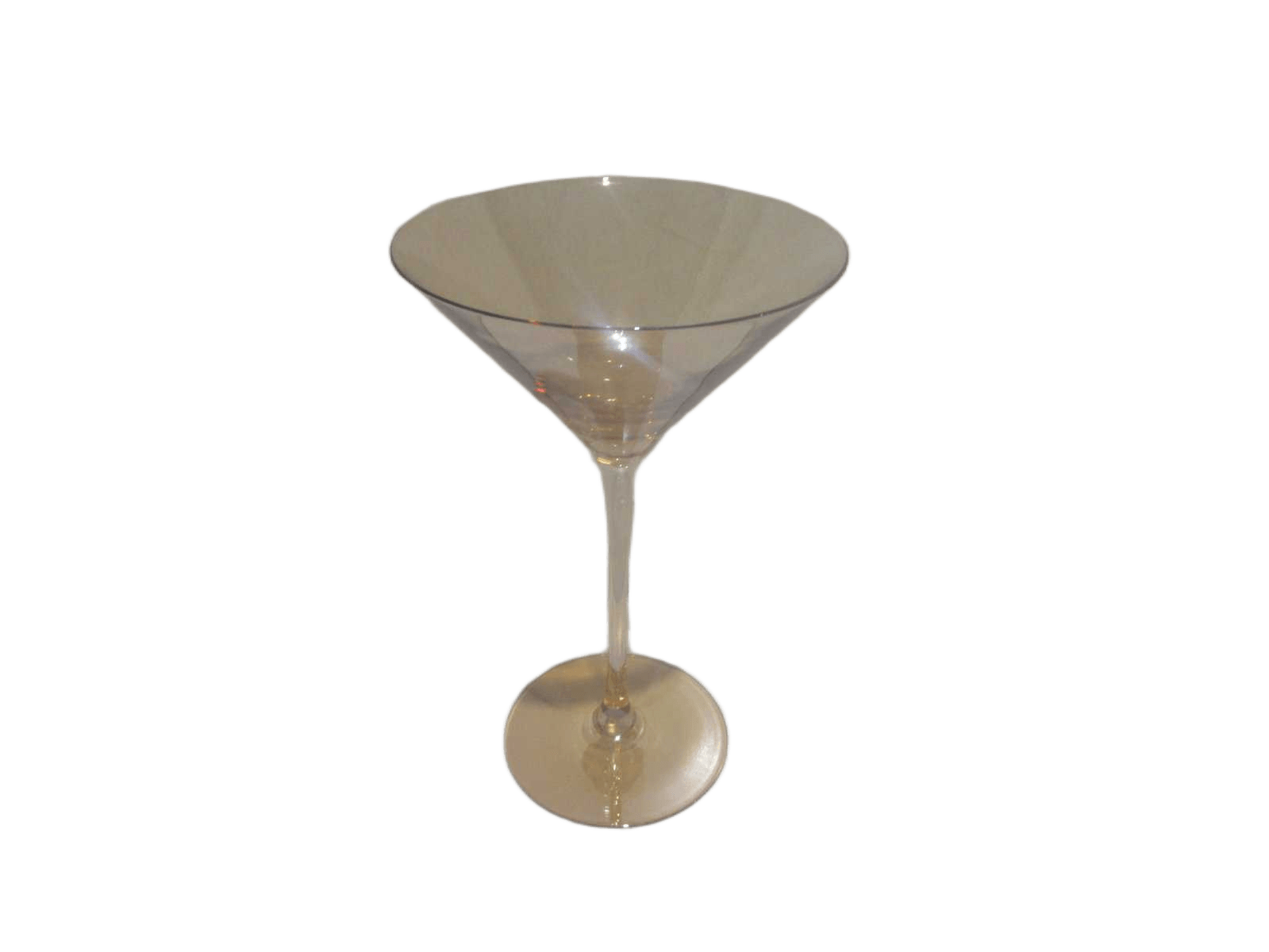 Glass Cup Martini Gold 300ml 1cl=