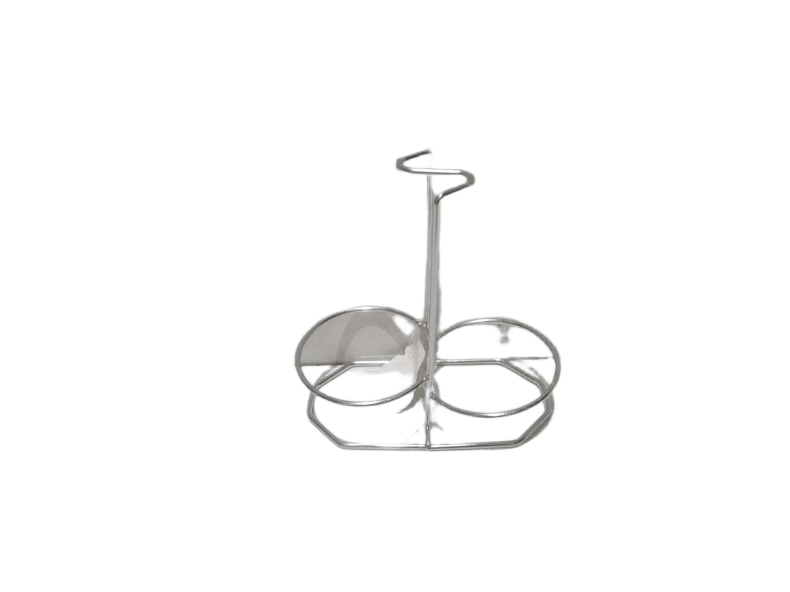Soup Ladle Holder 2 Cup 201 Inox Hanging Tag+opp Bag Silver 18*10*20
