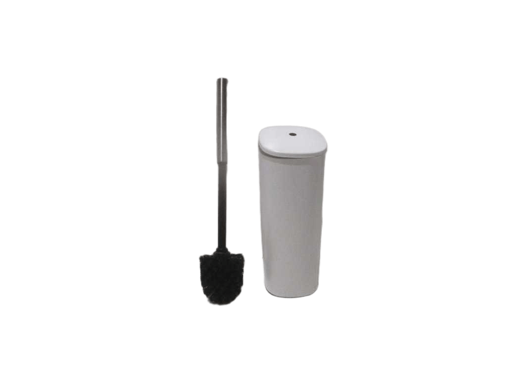 Brush Toilet Wc Carre Metal - White