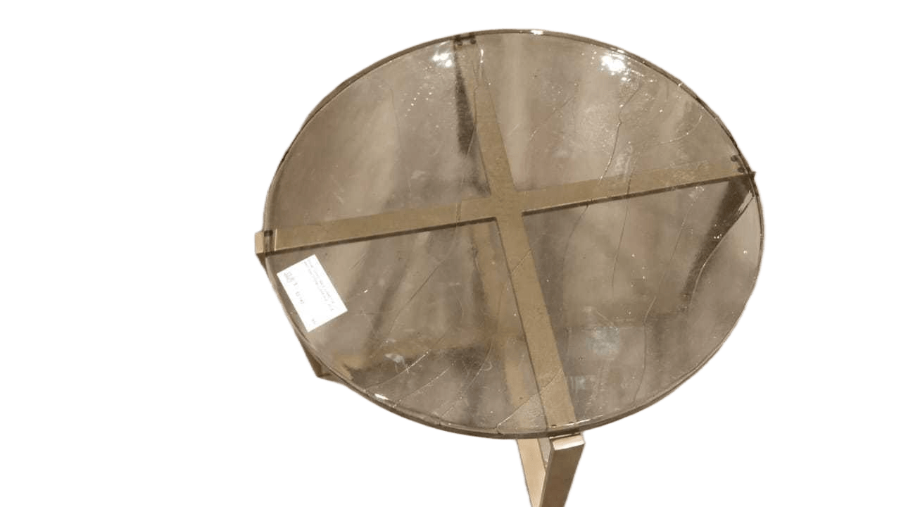 Round Coffe Table Glass Top