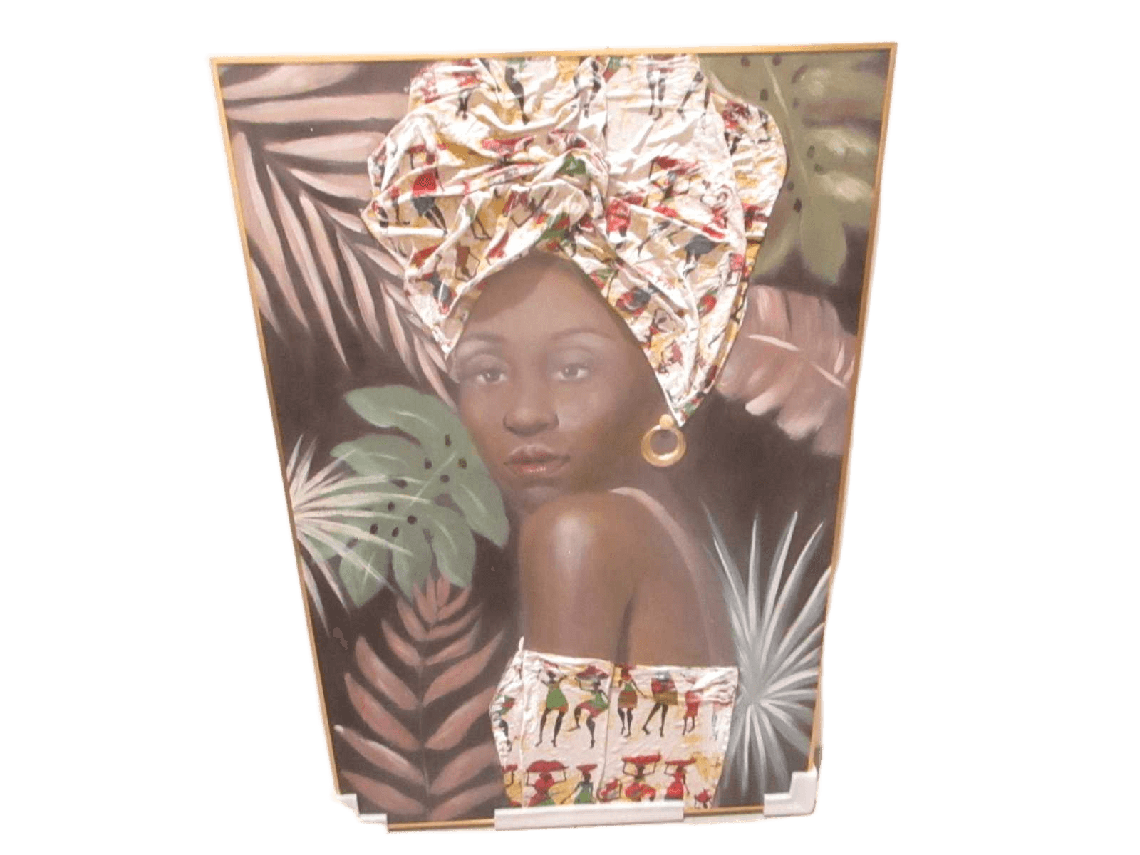 Tableau 3d-Handmade Gold Alu Frame 80x120