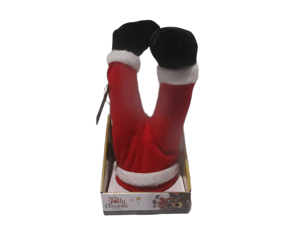 Santa Leg Kicking 35cm