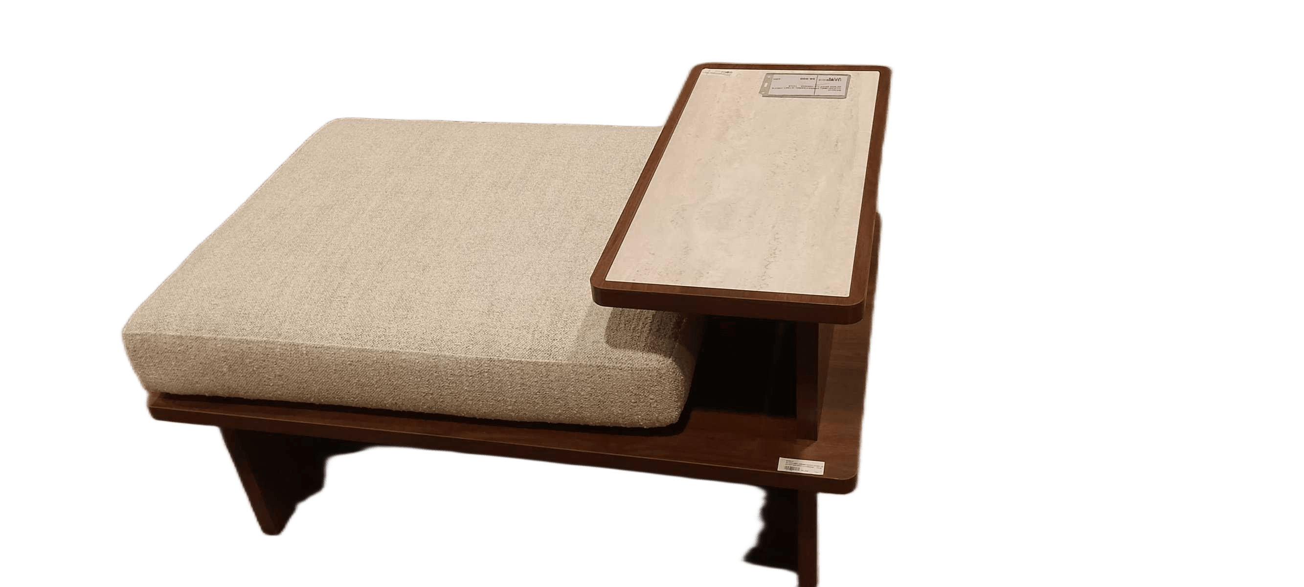 Bench Glass+melaminefabric:s7487-1963*620*555