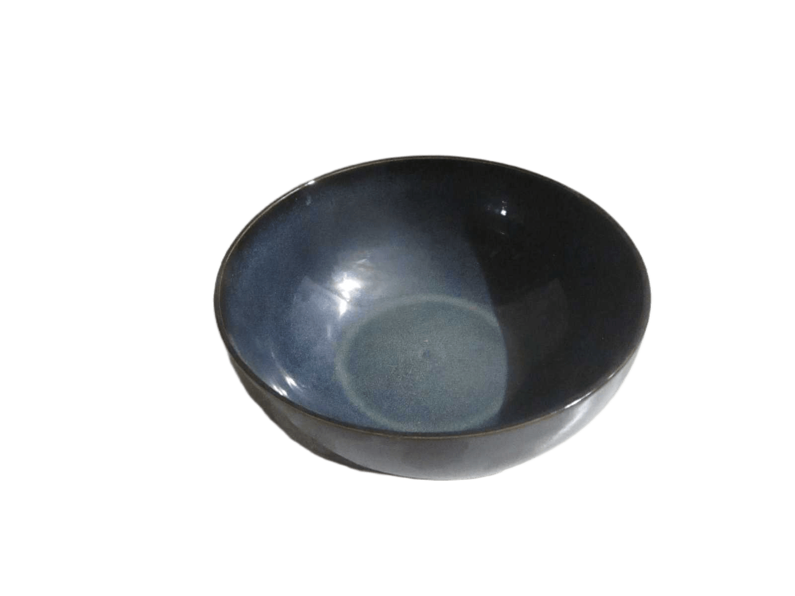 Bowl Stoneware Dia 25cm Blue
