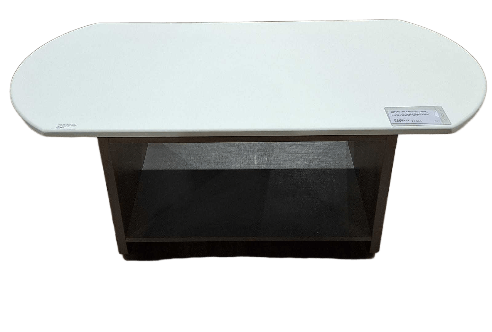 Coffee Table Mdf+melamine Melamine: Dark Grey Oak 665 White Pvc: Ds83-Yj