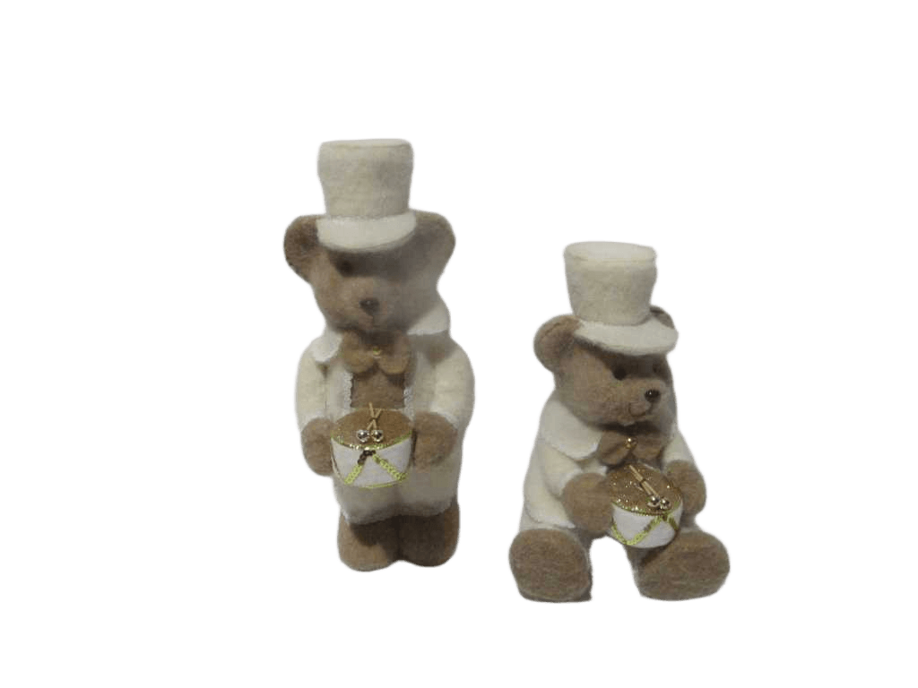 Bear Figure 41cm Brown 2ass D