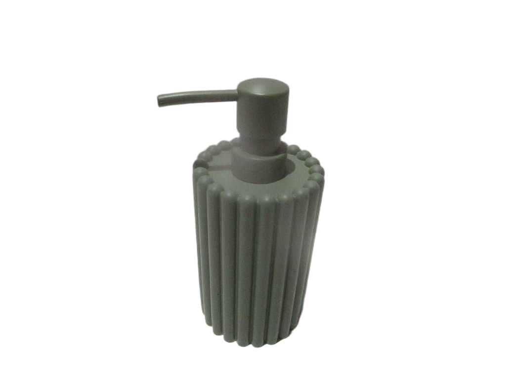 Soap Dispenser, Polyresin+abs 300g, 400ml Green 8.1*8.1*12.2