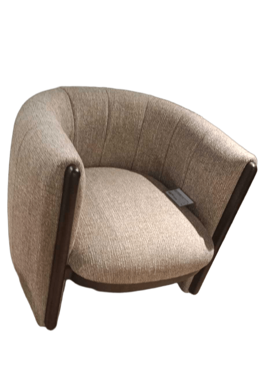 Arm Chair Fabric Sand 76x77.5x65.5