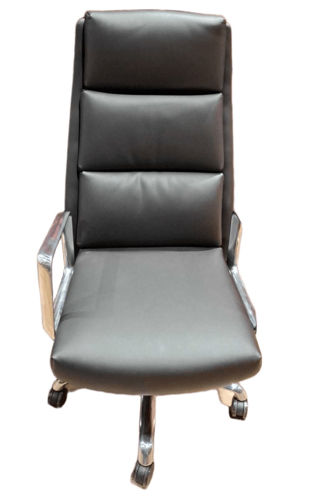 High Back Office Chair, Multi-Funtional Mechanism-Tilt + Lock + Lift Aluminum Base Nxpu-9710 Black 64wx78dx121h