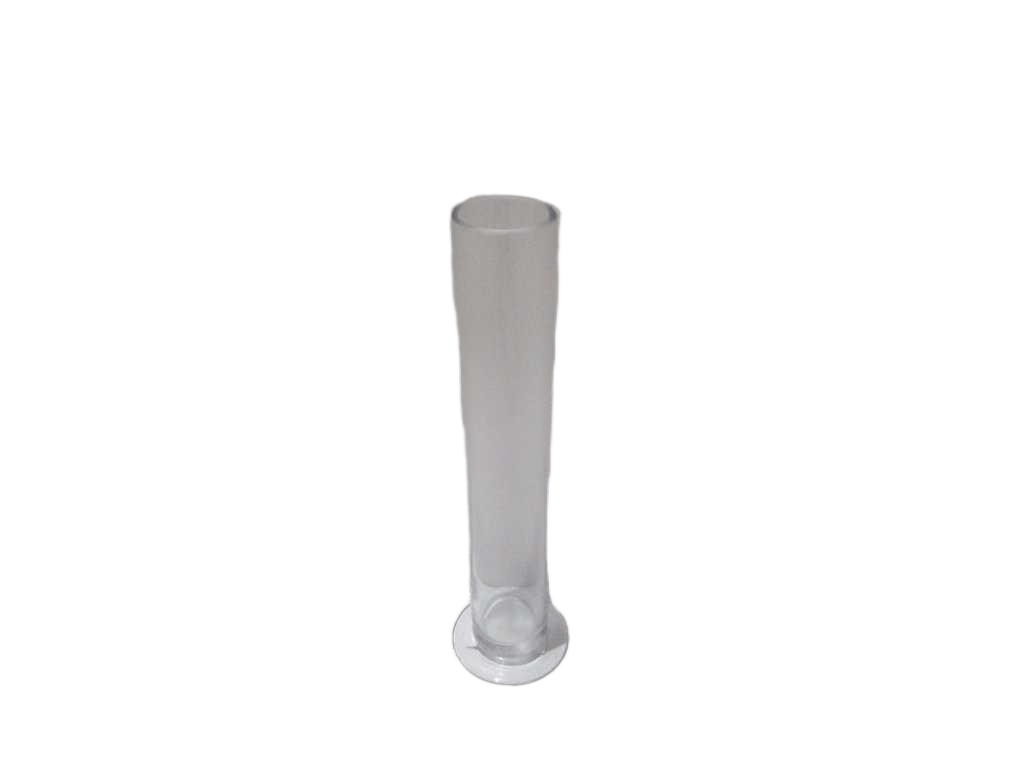 Vase Glass Clear 5*30