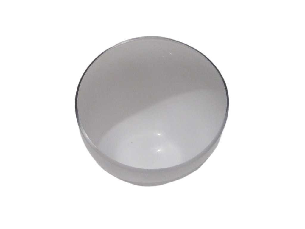 Vase Glass White White 24*23.5*21