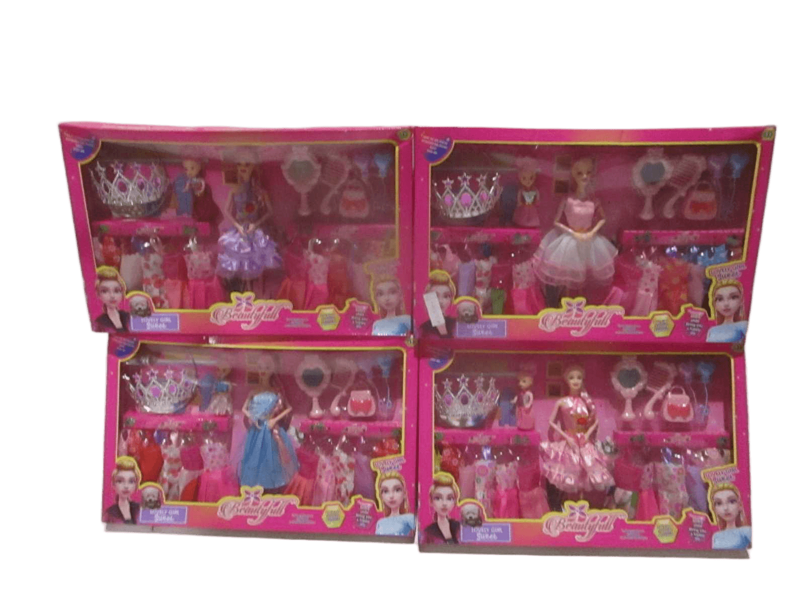 Lovely Girl Sweet Doll Set Window Box As Sample 52*32*6