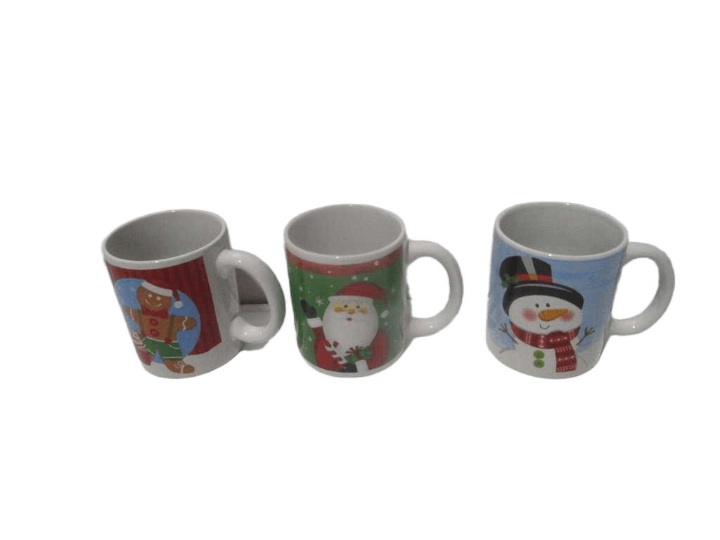 Mug 325ml 3ass Xmas Kids Desig