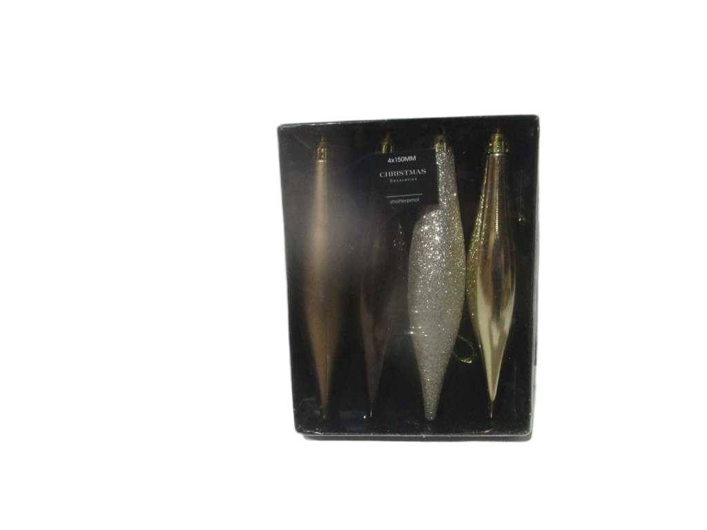 Icicle Hang Deco Set 4pcs