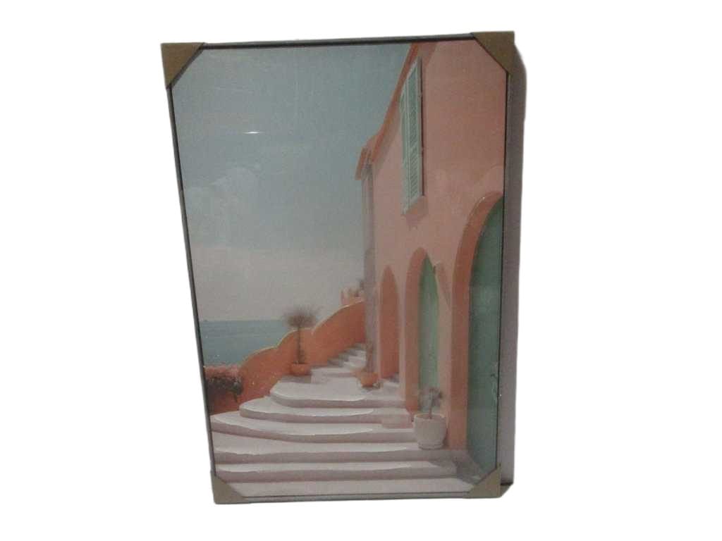 Painting Grey Wooden Design Ps Frame Thickness:3.8cm 80x120cm