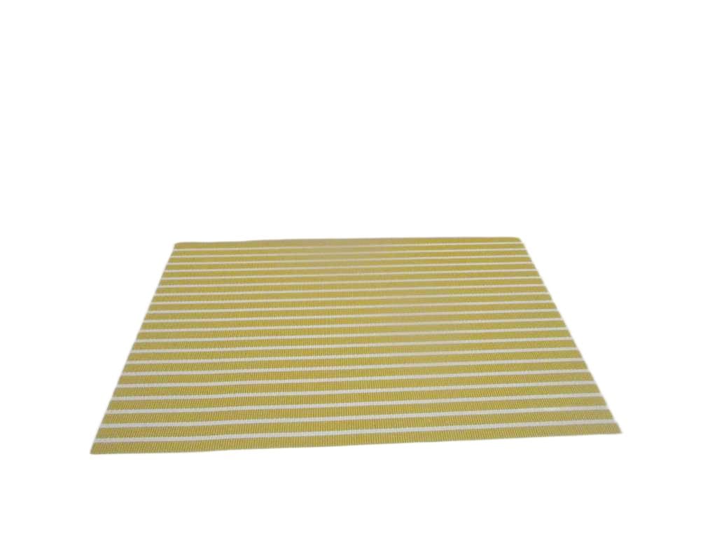 Placemat 70%pvc+30%polyester 75g Yellow 30x45