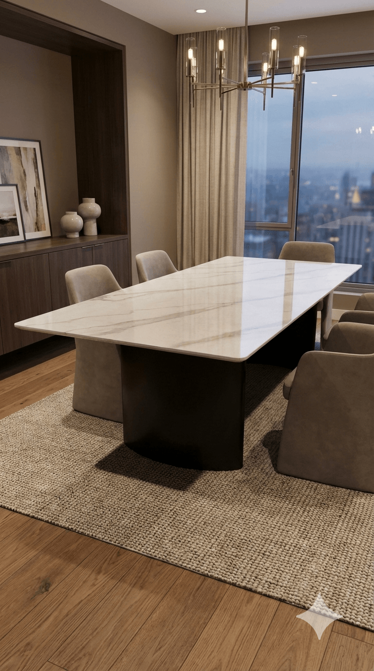 Dining Table Top Black Gloss