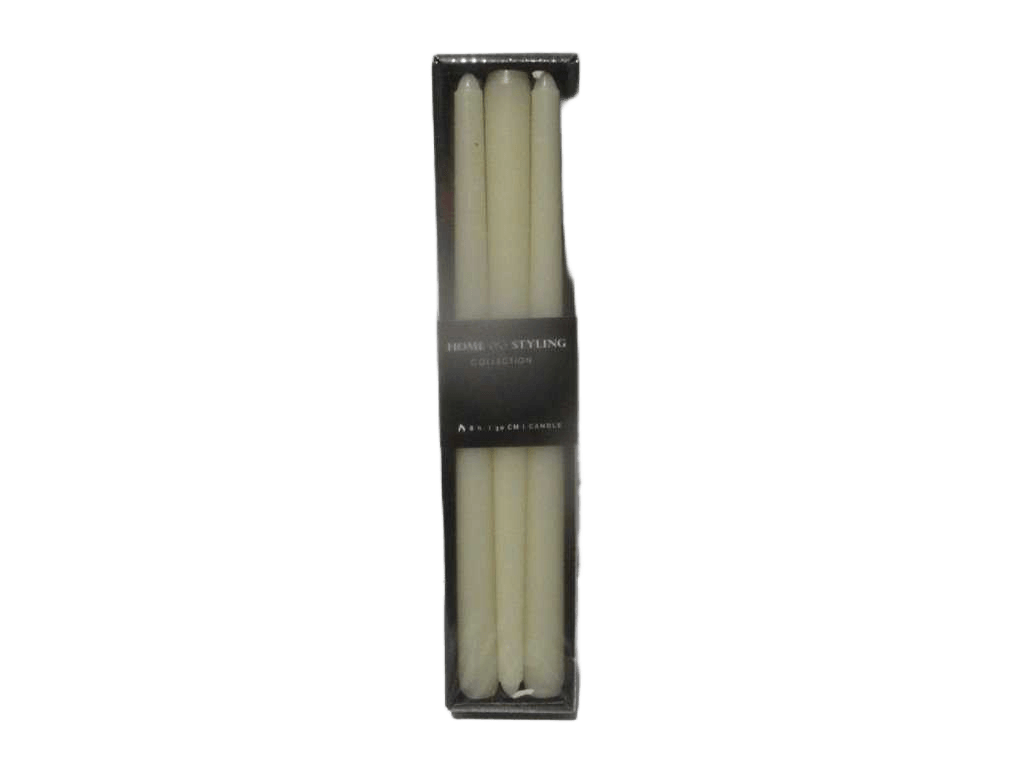 Candle 30cm Set Of 6pcs Ivory