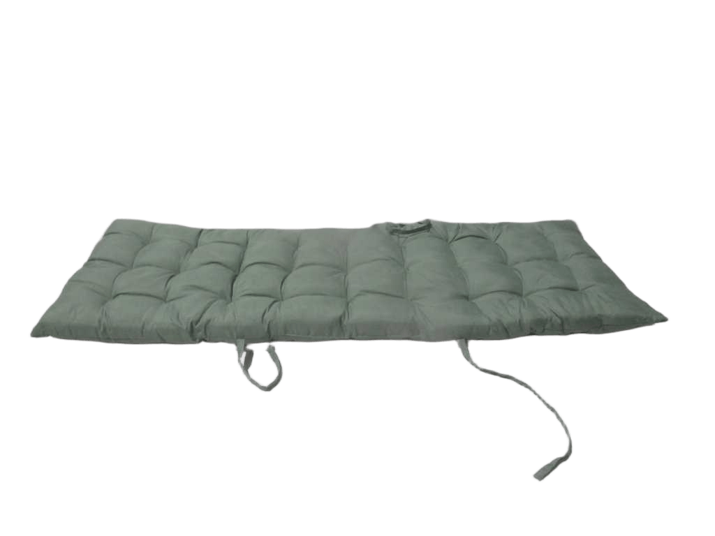 Cushion, Bench 100% Polyester 110 Gsm Fabric, 1.7kg Cotton Filling With Additional Straps