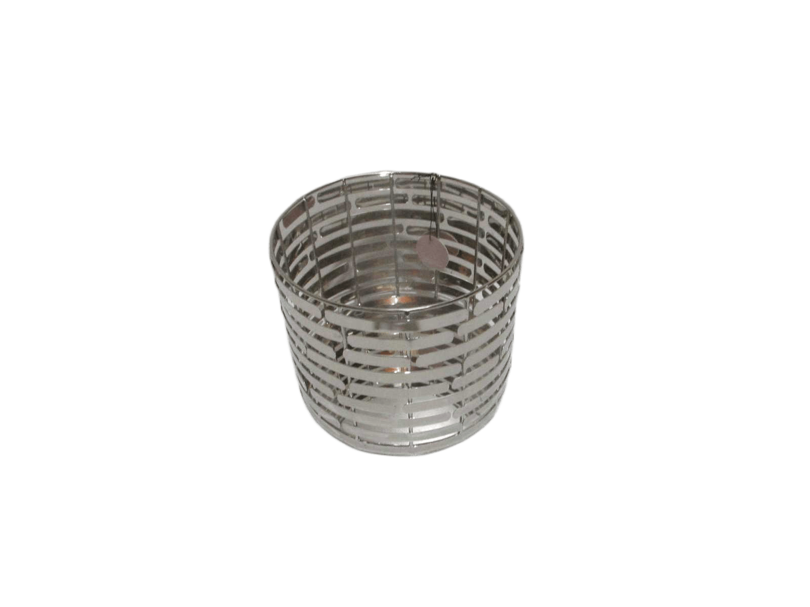 Cilinder Fruit Basket Stainless Steel Nikel Plating 1cl=