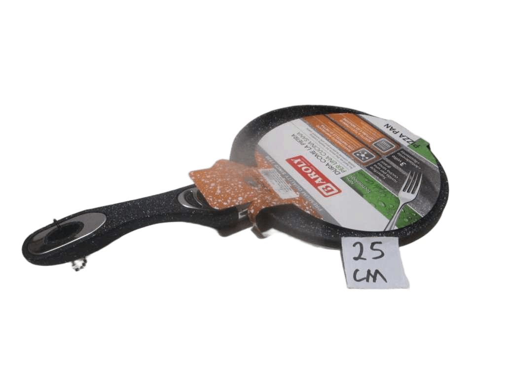 Pizza Pan ,3mm Nonstick And Scratch Resistant Coating, Induction Bottom , Alu 25cm
