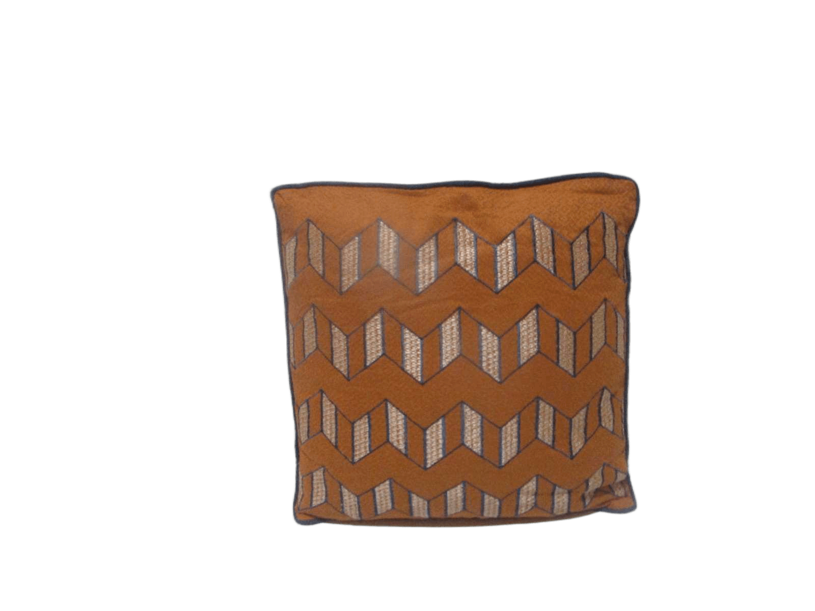 Cushion 45x45cm - Filler 400gsm Vacuum Packed - 100% Cotton - Dobby Fabric Front And Back With Embroidery And Piping