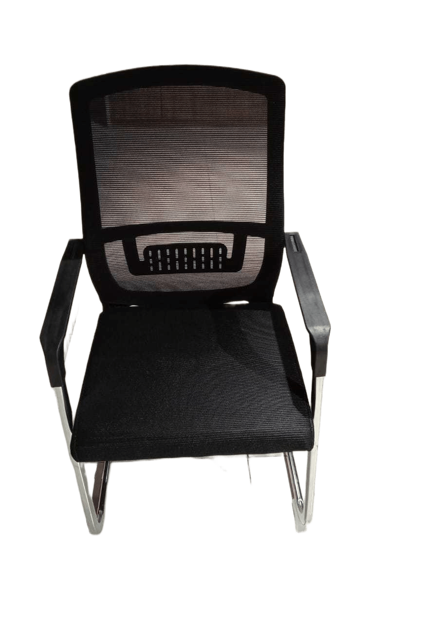 Office Visitor Mesh Chair Fabric Black 56x58x100