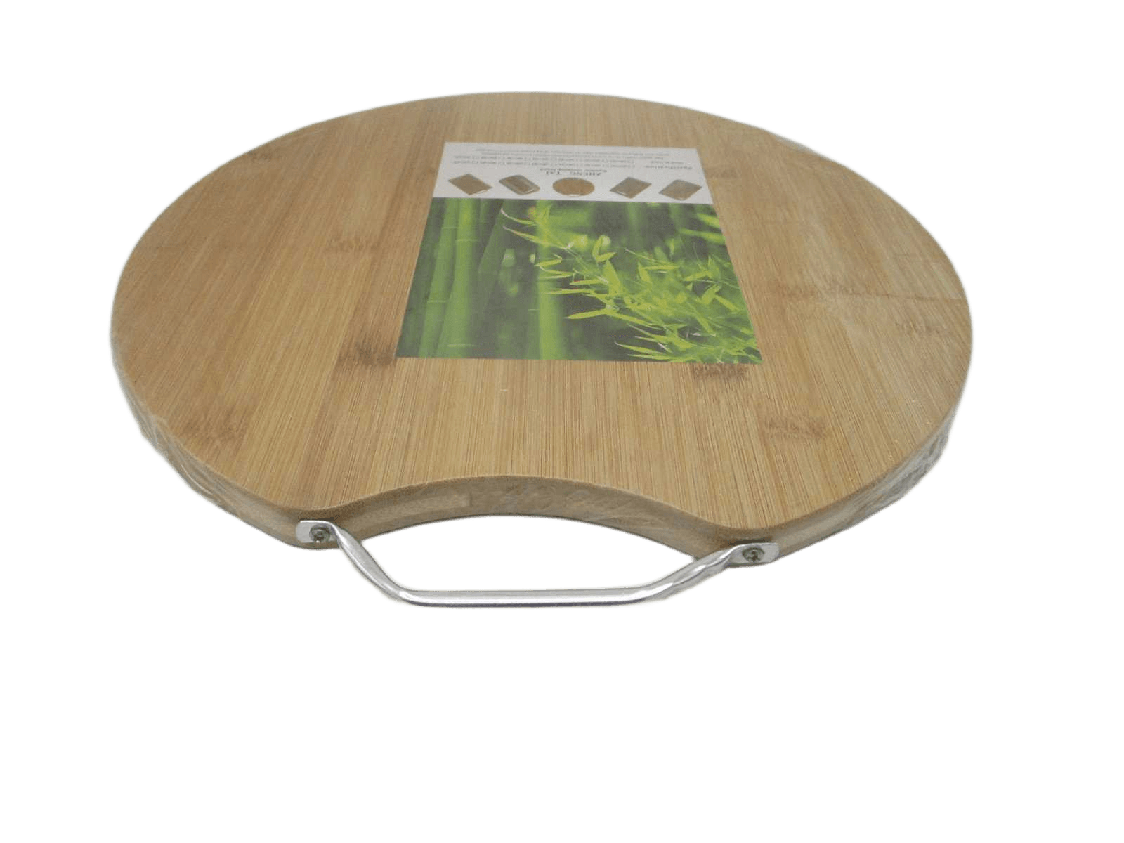 Cutting Board Bamboo Nature 34x34x1.8