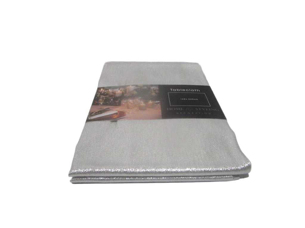 Table Cloth 140x240cm Silver