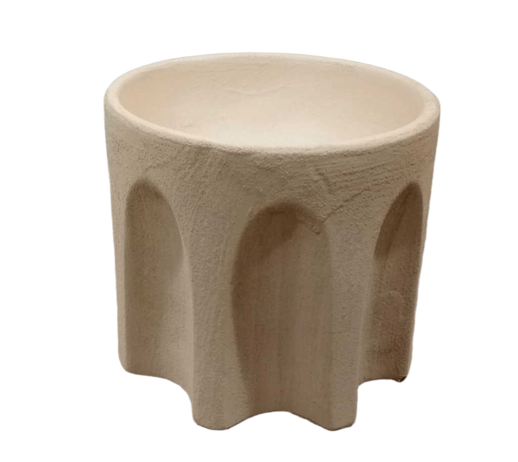 Pottery Small Center Light Brown 17,2x17,2x15,5 Cm