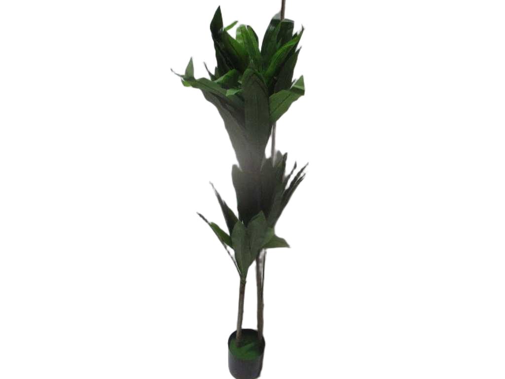Artificial Plant 1.4m With Flower Pot 4pole 91leaves Packing:opp Bag 1.4m