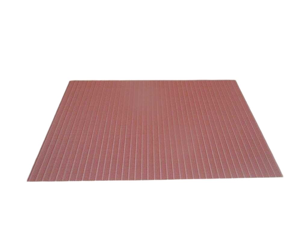 Placemat 70%pvc, 30%polyester, 75g Red 30x45