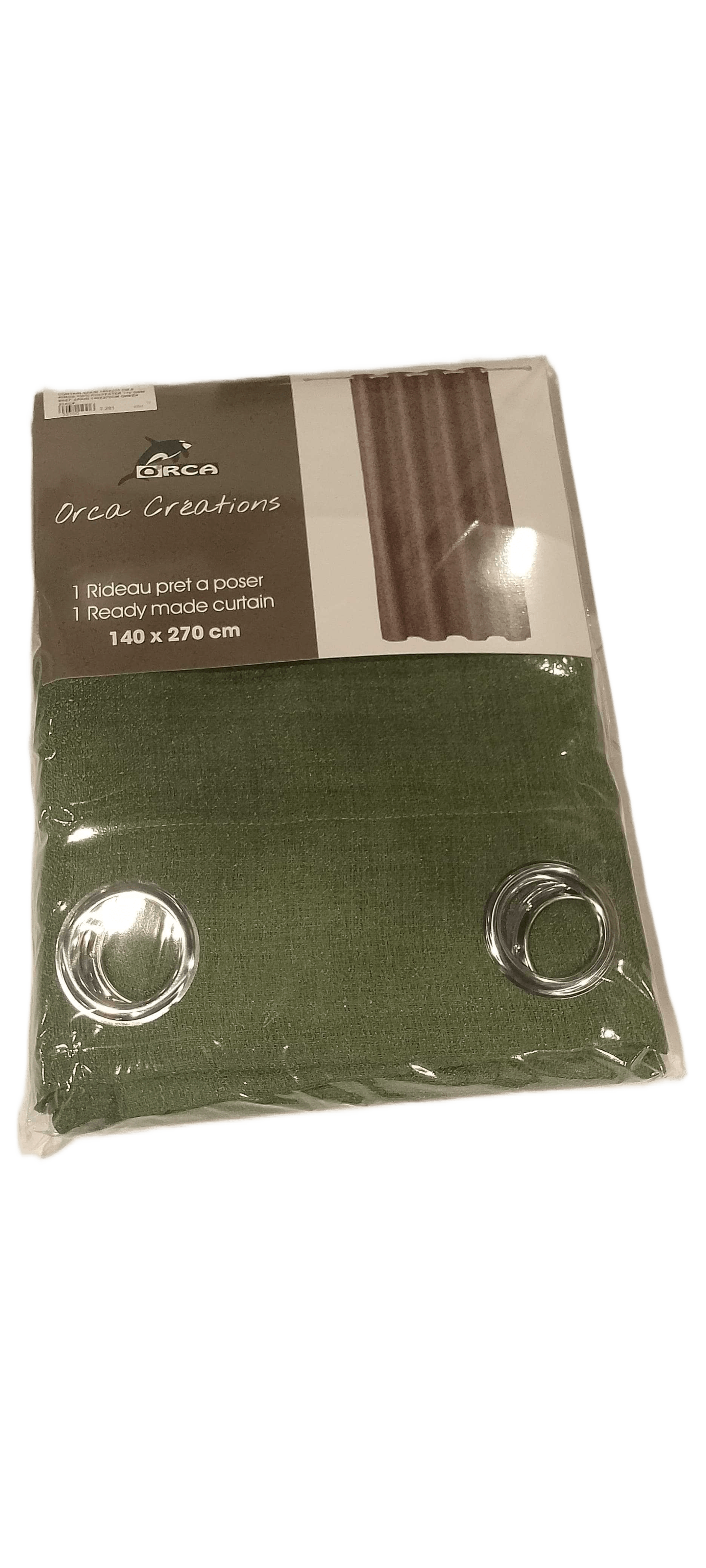 Curtain Spain 140x270 Cm 8 Rings 100% Polyester 170 Gsm