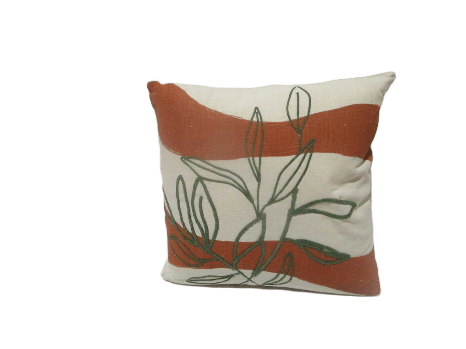 Cushion 45x45cm - Filler 400gsm Vacuum Packed - 100% Cotton - Printed And Embroidery On Front - No Tassels