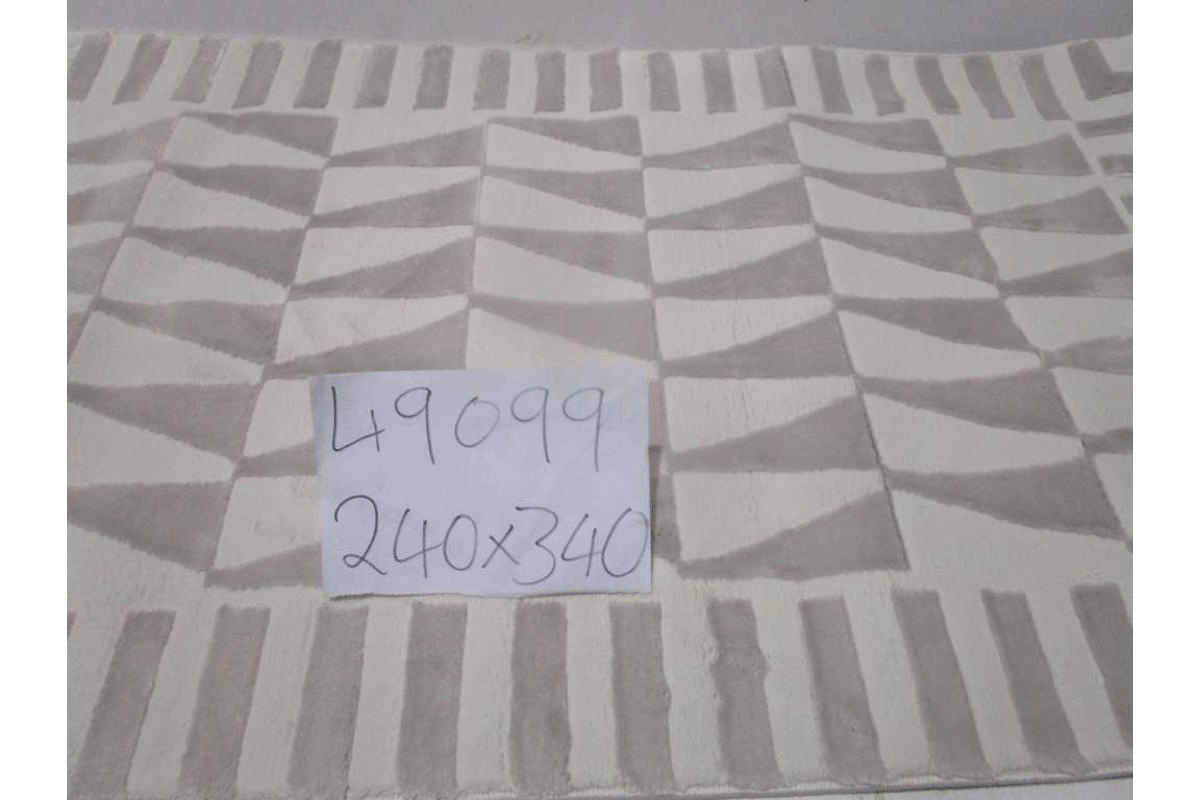 Carpet 240x340 Latte 100 % Polyster 1.750 G/Sqm 12 Mm Pile Height 500.000 Pointe Cotton Backing 3-4% Shrink On Width Washable 26 Cream/Grey