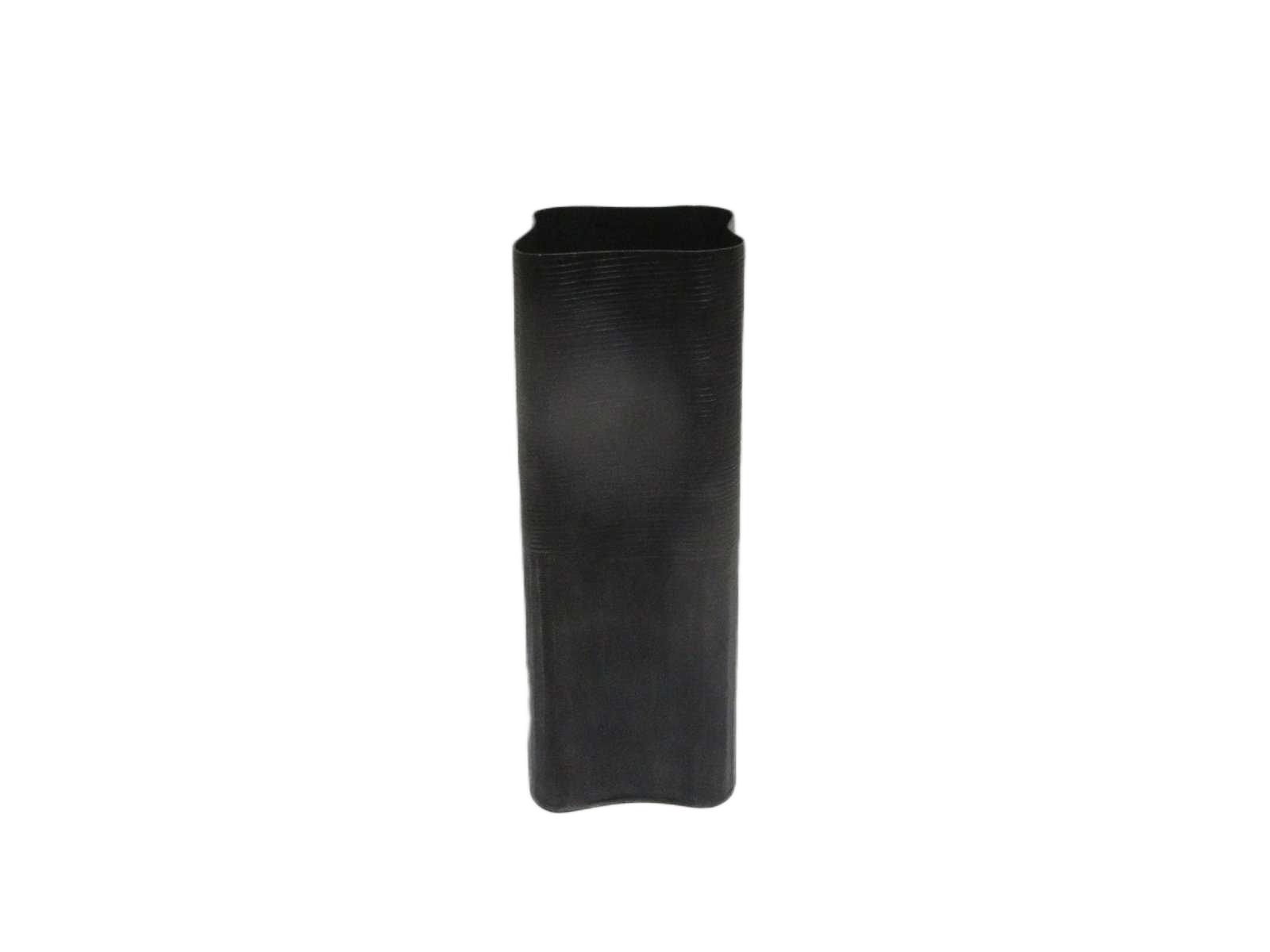 Big Vase Alu Chisel Ribs Effect 2450 15x15x40 Cm Gr 1cl=