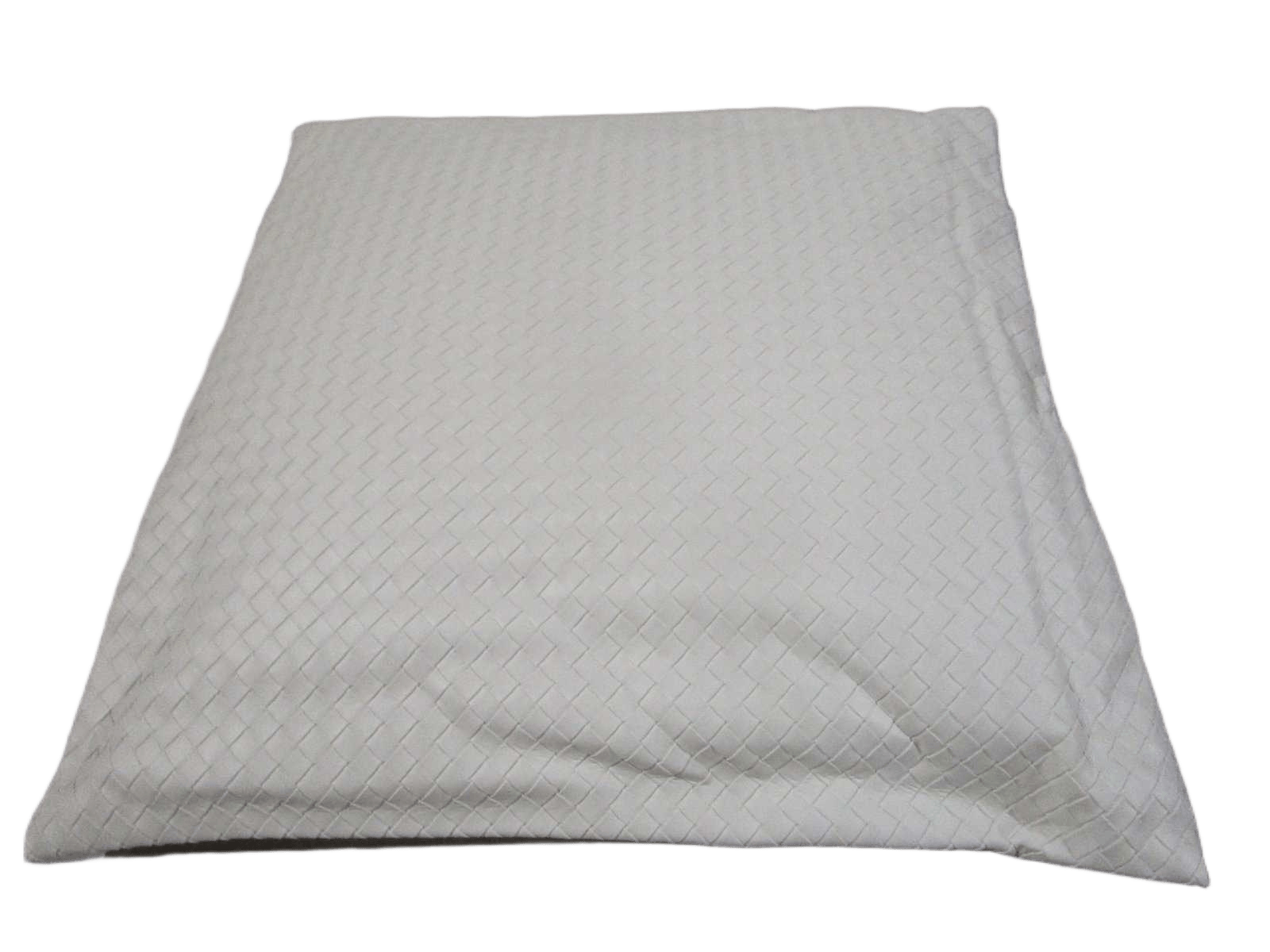 Pillow Cover Thickness 1.1cm Insert:400g Cover:leather Packing: Carton67 White 45*45cm
