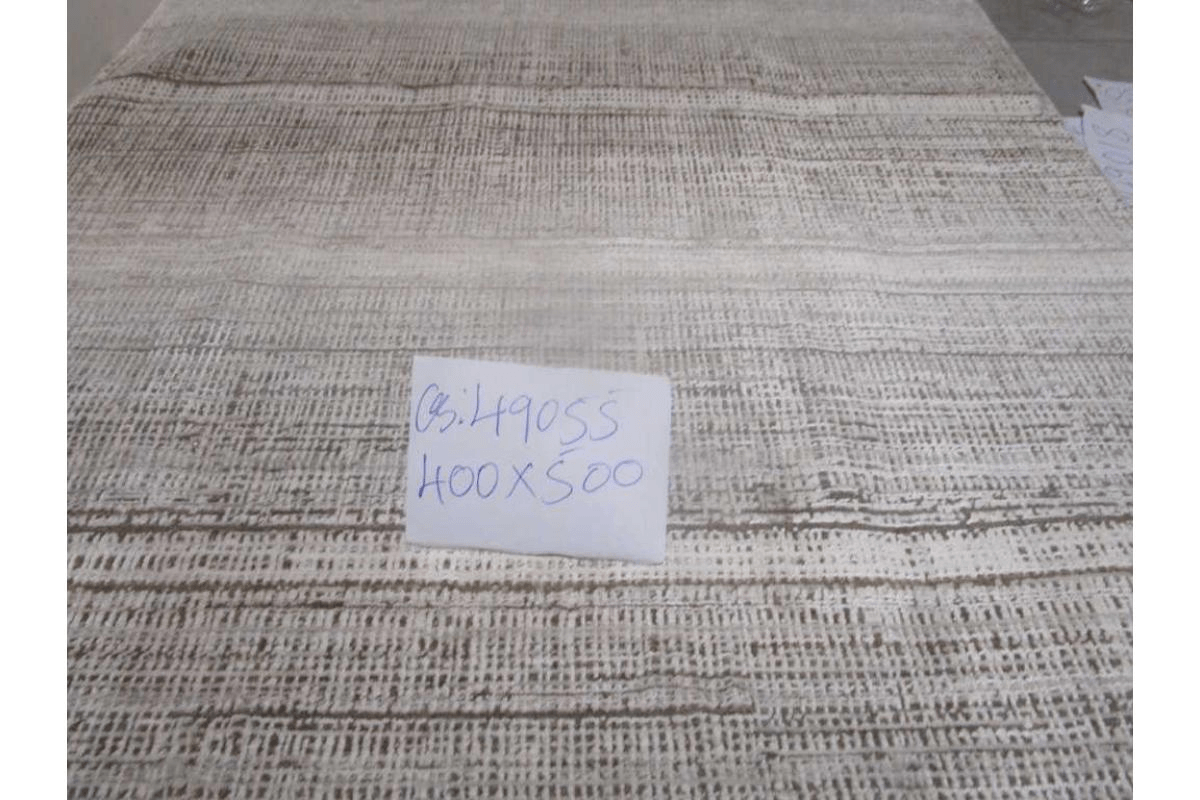 Carpet 400x500 Polyester Shrinked Cotton Backing 2,200 Grms/Sqm 624,000 Points 8mm Pile Hight Lf45a / Ccm83