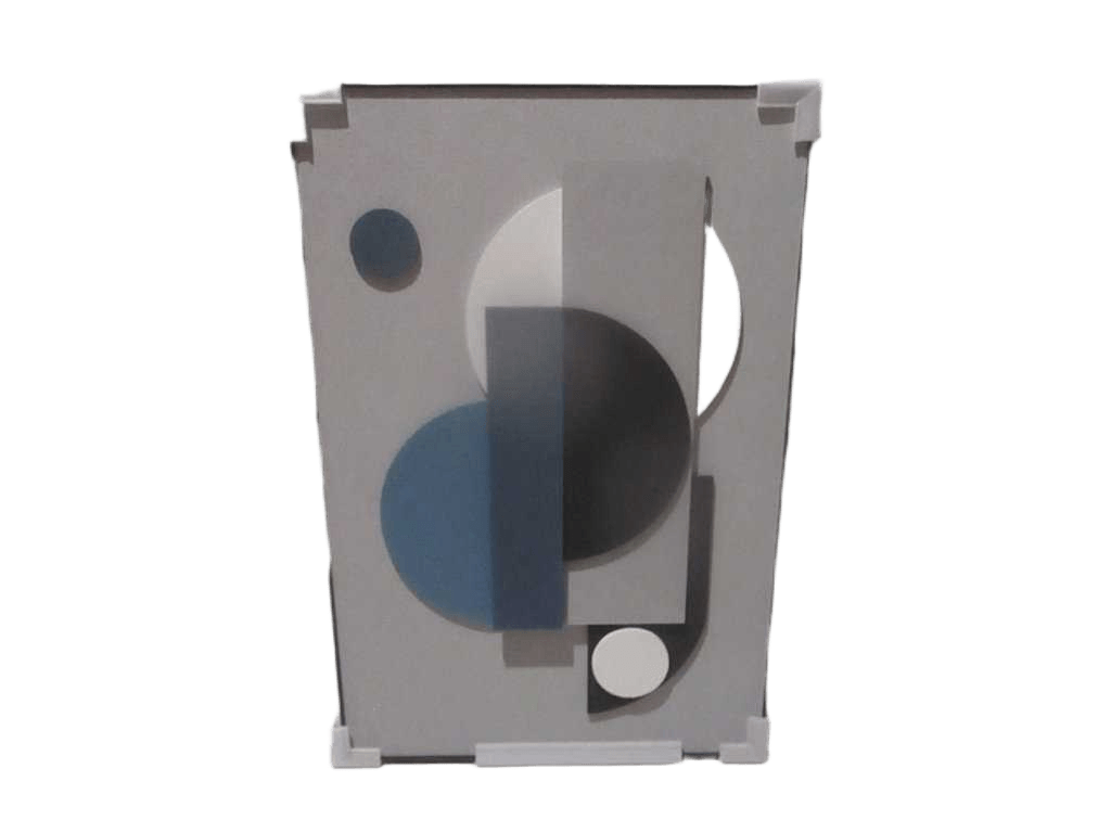 Tableau 3d Sandstone Carving Thickness: 3.5cm Alu Black Frame Mdf Back Opp Bag+foam 80x120