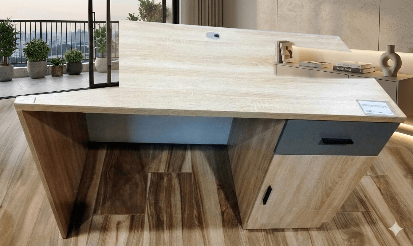 Study Desk Mdf+melamine, Legs 120x56x75