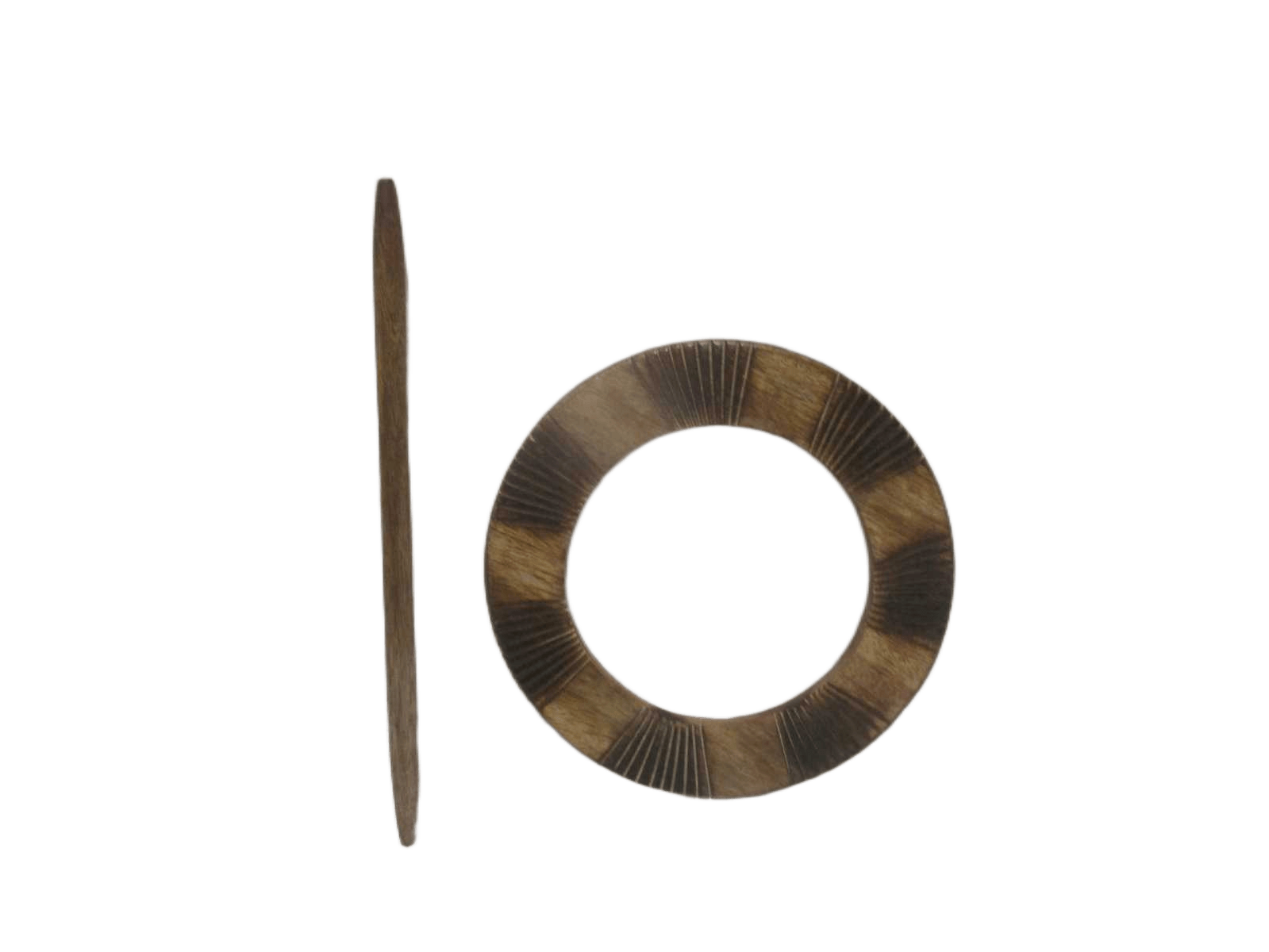 Wooden Round Embrasse Each Pc In Pvc And Headed 1cl=